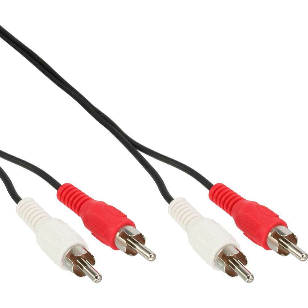 INL InLine® Cavo Audio 2x RCA maschio / maschio, 5m