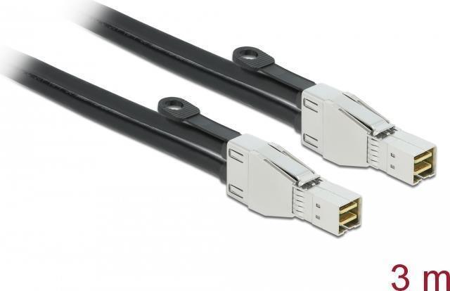 DeLOCK - Cavo SAS esterno - SAS 32Gbit/s - Da Mini SAS HD (SFF-8674) (M) a Mini