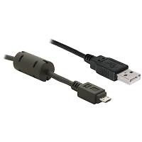 USB2.0 A-Stecker zu USB micro-B Stecker  Drahtquerschnitt AWG 24 Power AWG 28 Da