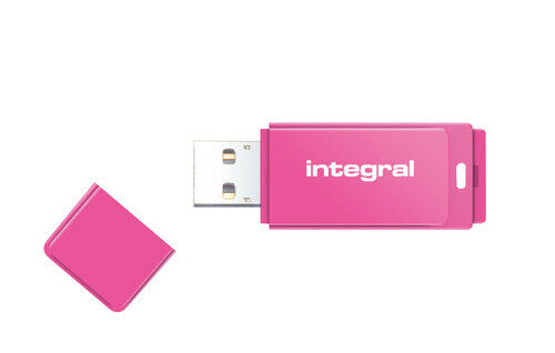 Integral 8GB USB2.0 DRIVE NEON PINK unità flash USB USB tipo A 2.0 Rosa