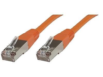 MicroConnect S/FTP CAT6 0.25m Orange LSZH  PiMF (Pairs in metal foil)