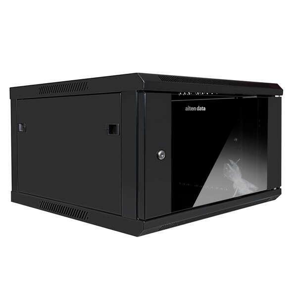 Aiten Data AI6615S Pensile 15U Profondit  600 - Porta a Vetro - Serratura di Sic