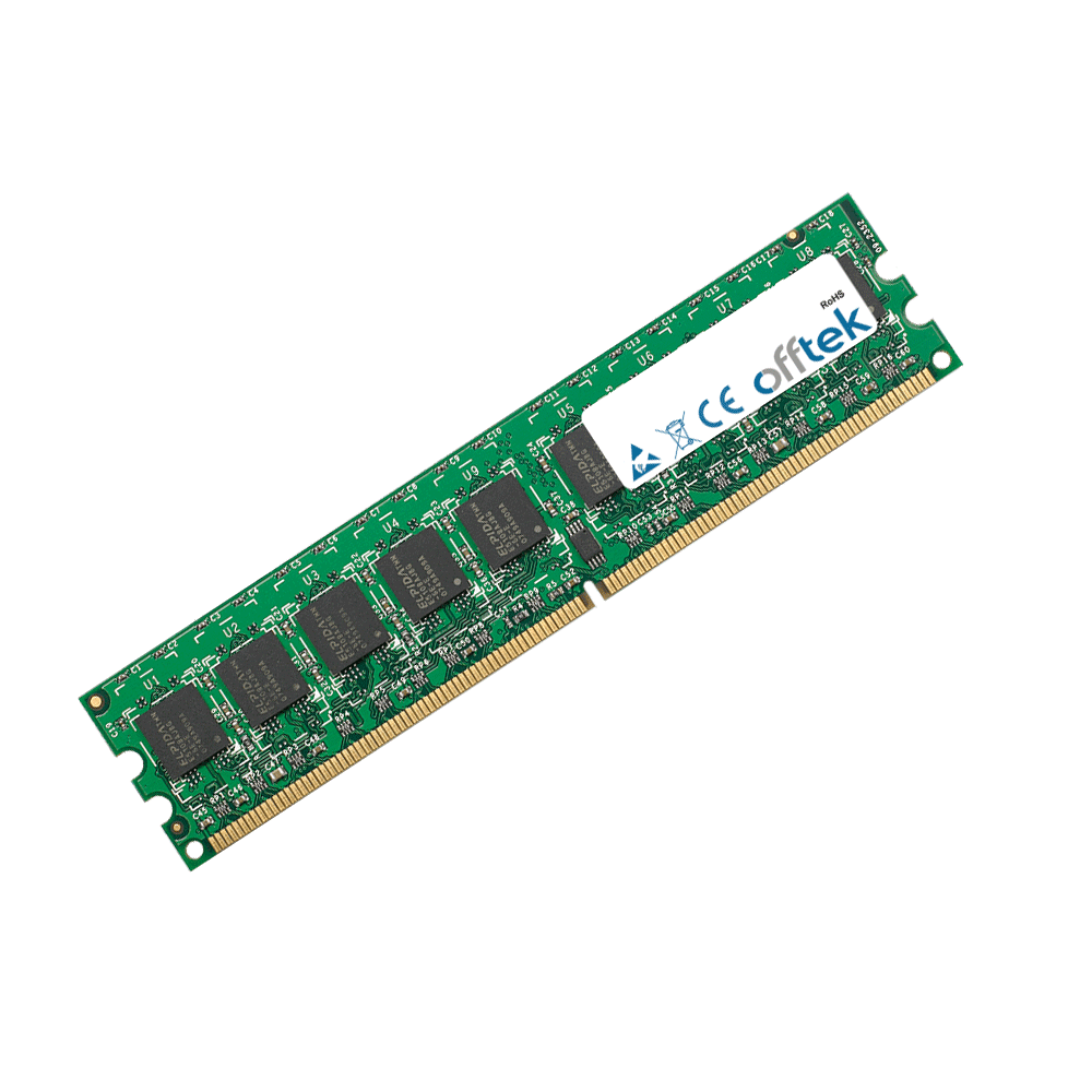 2GB Kit (2x1GB Modulo) Memoria RAM Evesham SilverEDGE 200NH (DDR2-6400 - ECC)