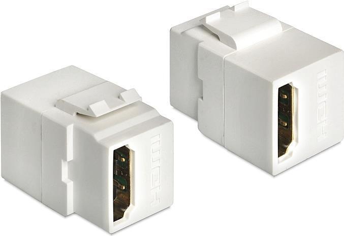Delock Modulo Keystone Presa HDMI  Presa HDMI bianca