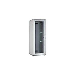 Armadio di rete DIGITUS RM 22U 1164x800x800mm porta in vetro grigio