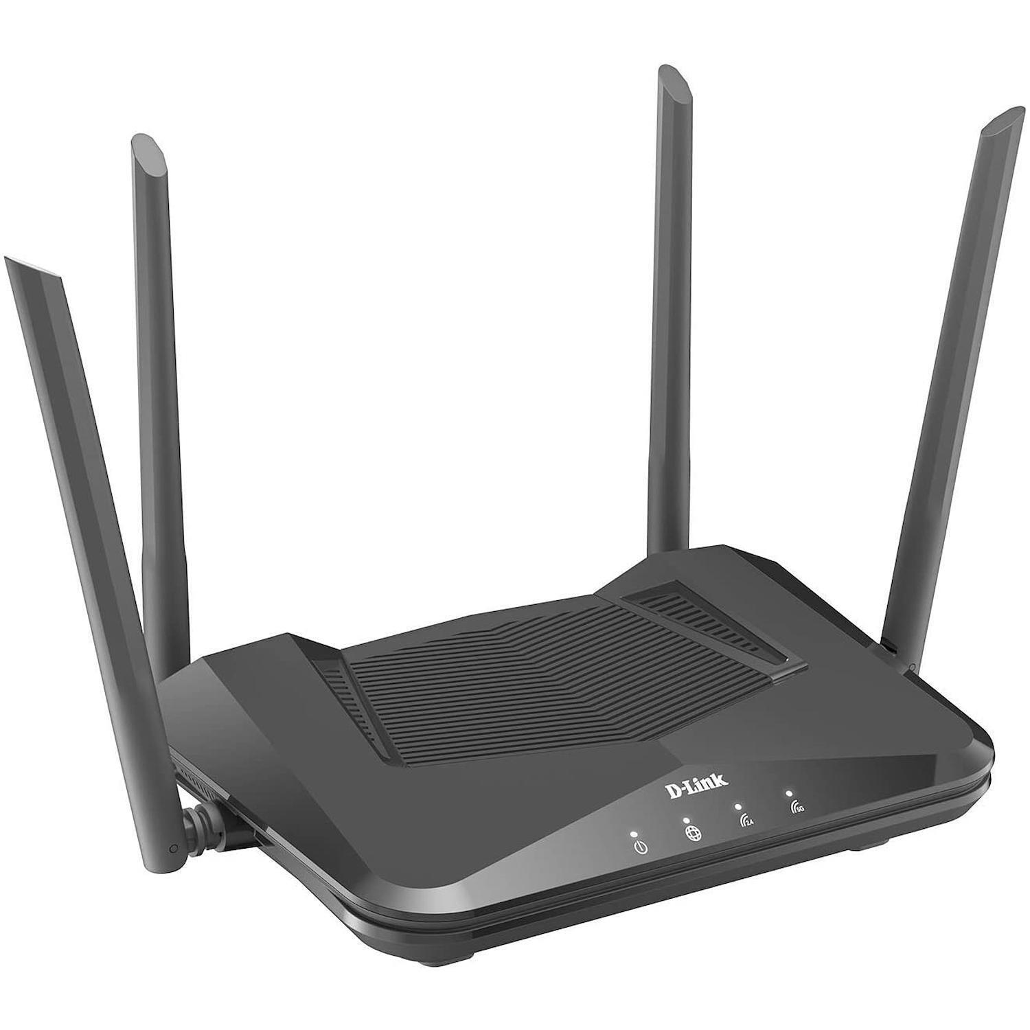 Router D-Link DIR-x1560                           Wi-Fi 6 con porta WAN e 4 por