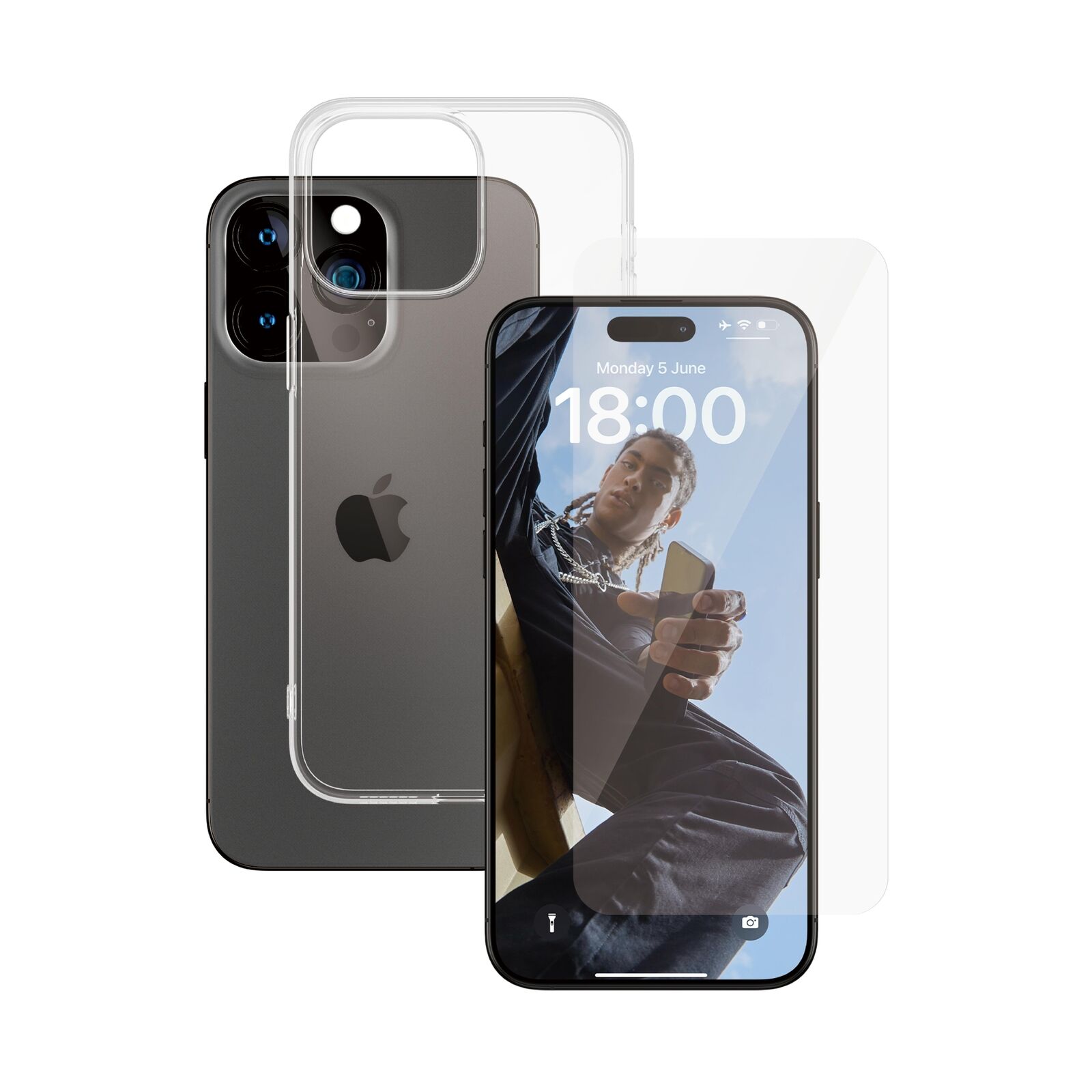 PanzerGlass SAFE. 2-in-1-Pack iPhone 2023 iPhone 6.7 Pro Max Pellicola proteggis