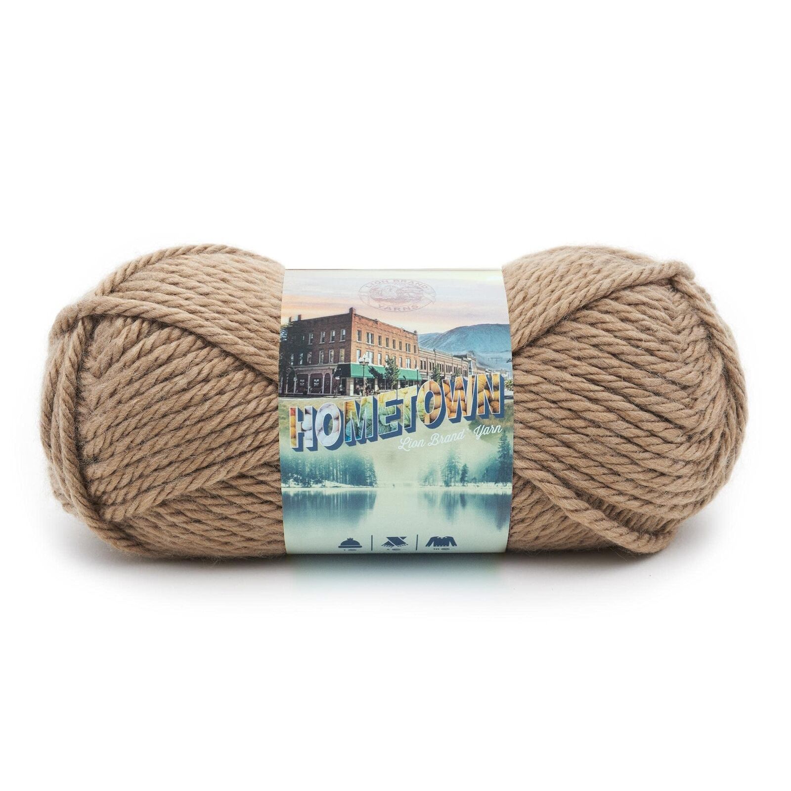 Lion Brand Yarn Company 135-123 Hometown - Filato Hoboken Honey una matassa