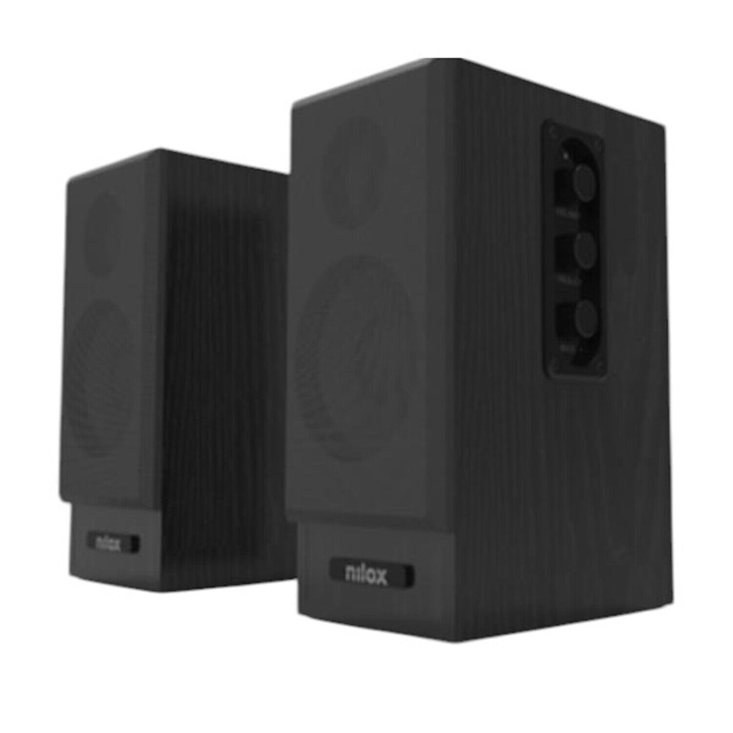 CASSE PC NILOX AUDIO SPEAKER JACK 3,5MM ALTOPRLANTI ACUSTICHE 30W NERO BLACK