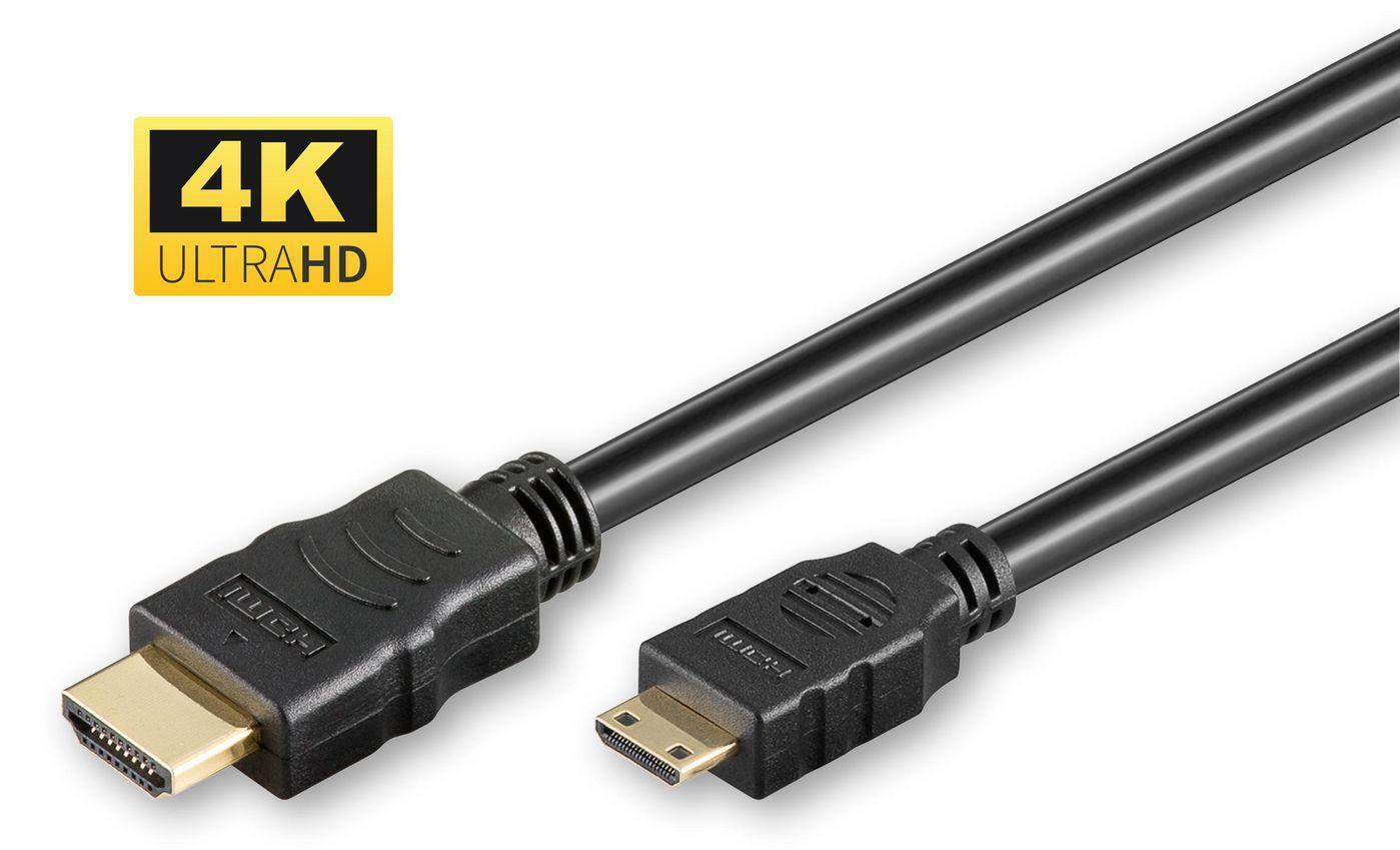 HDMI High Speed mini cable, 1m