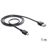 Delock Cavo EASY-USB A maschio  Mini-B maschio 1m nero