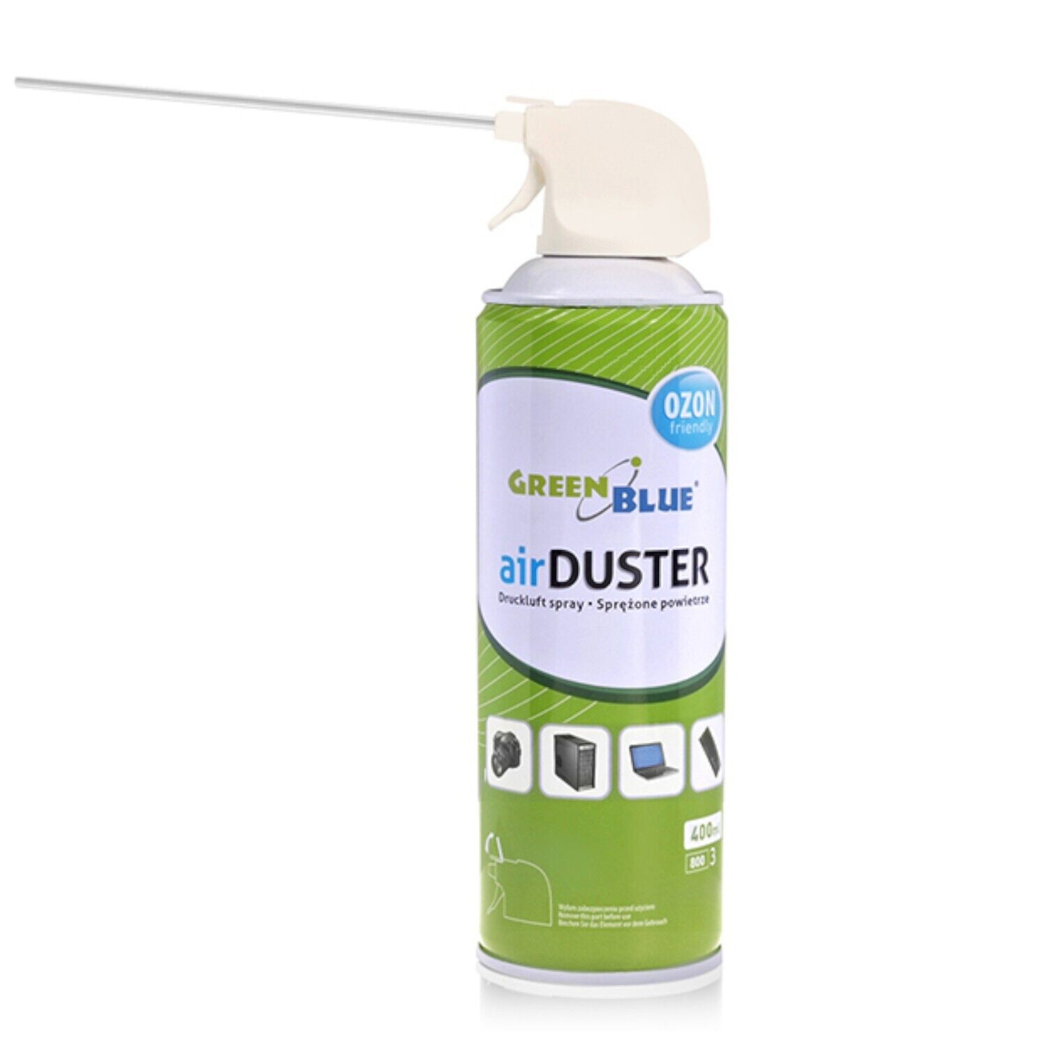 Green Blue GB400 Air Duster Cleaning Detergente spray ad aria compressa