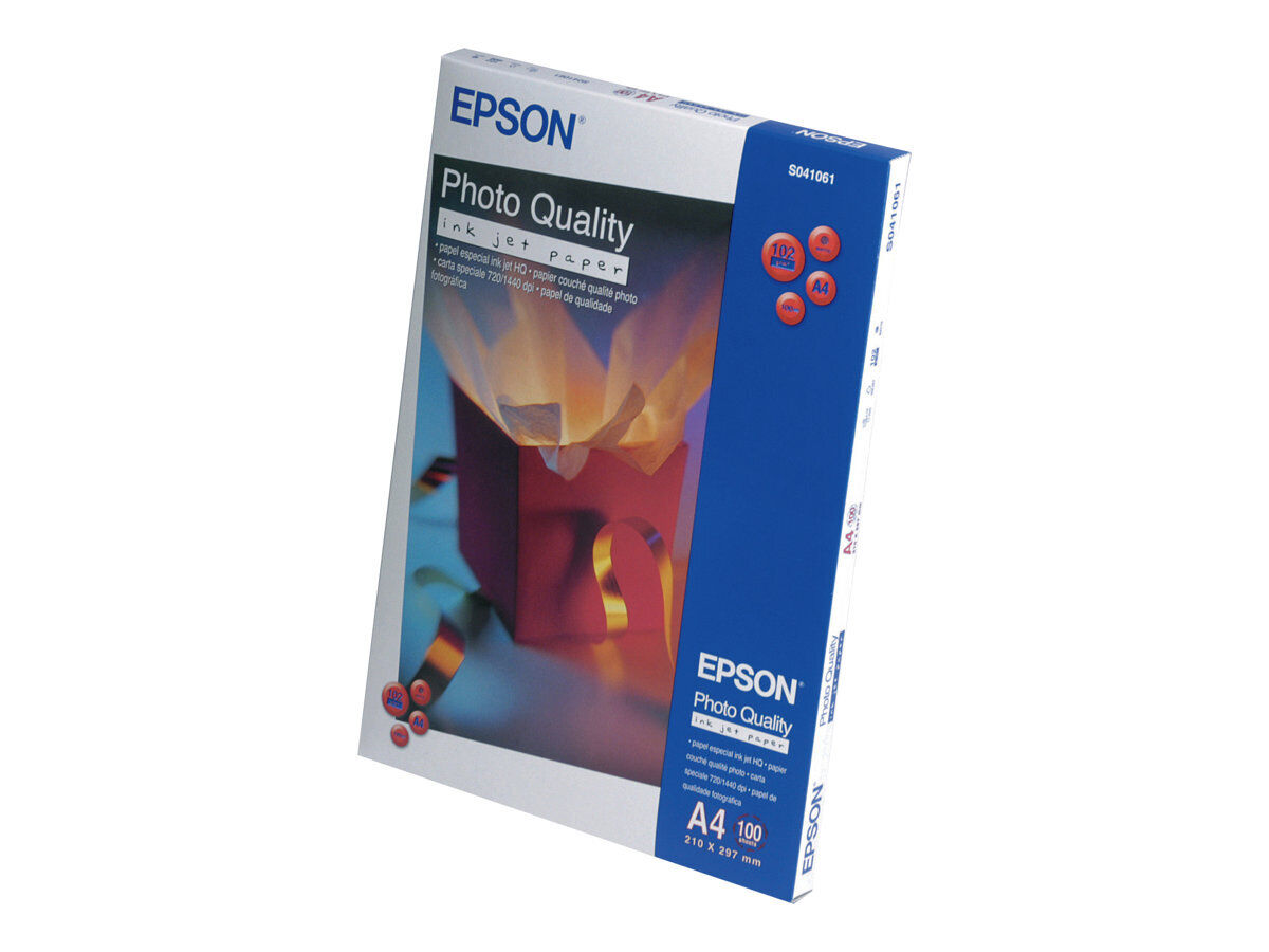 Epson Photo Quality Ink Jet Paper Matte coated bright white C13S041069
