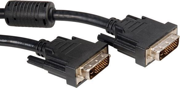 ROLINE 11.04.5556 cavo DVI 75 m DVI-D Nero (Roline DVI-D 241 Dual Link Cable Bla