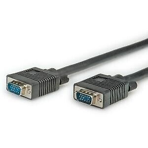 Cavo SVGA HD15 ST - ST 20m 20 m VGA D-Sub VGA D-Sub Maschio Maschio Nero