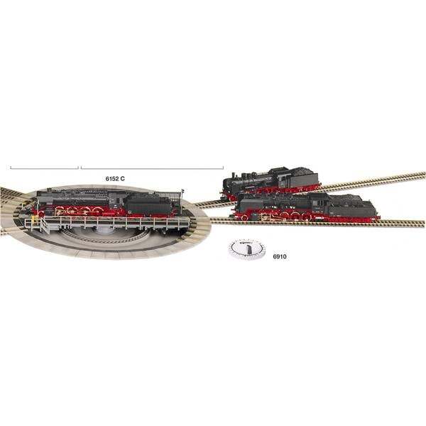 Fleischmann 6152   H0 Piattaforma girevole Binario diritto