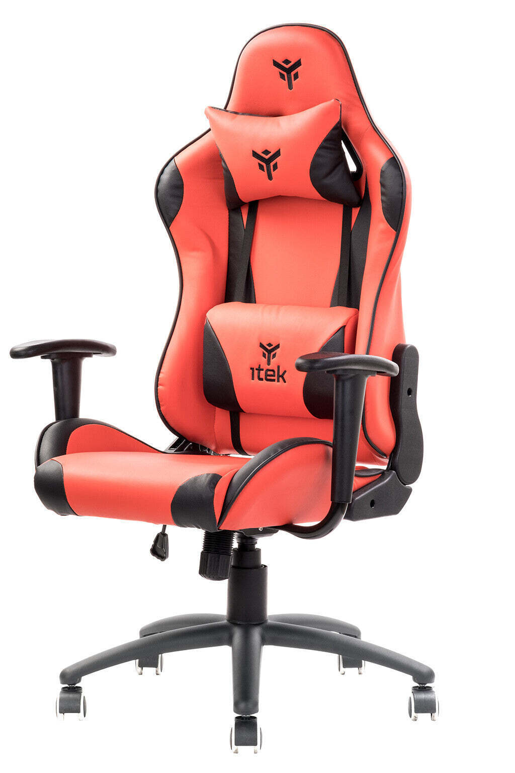 itek Gaming Chair PLAYCOM PM20 - PVC-  Doppio Cuscino- Schienale  Reclinabile- R