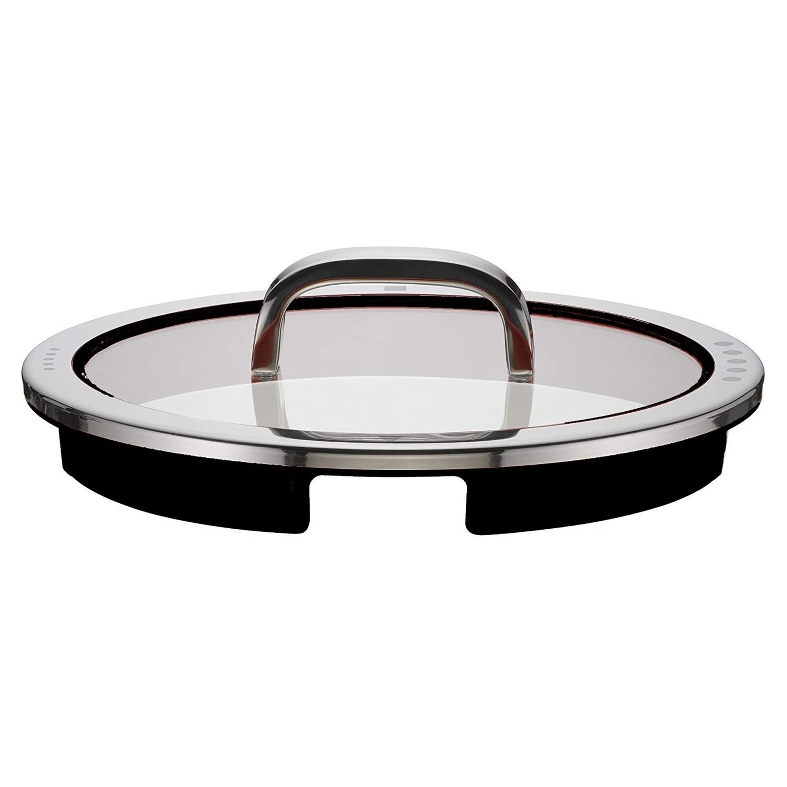 WMF 764166380 Function 4 coperchi 16 cm, con 4 funzioni di scolo, Vetro, (S9k)