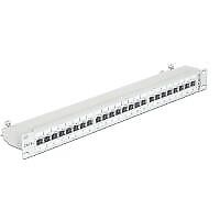 Anschlsse extern 24x RJ45 Buchse mit Staubschutz intern LSA Leisten  Zur Montage