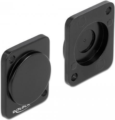 Material Zink Druckguss  Farbe schwarz  Zum Einbau in D-Typ Ports mit 24 x 19 mm