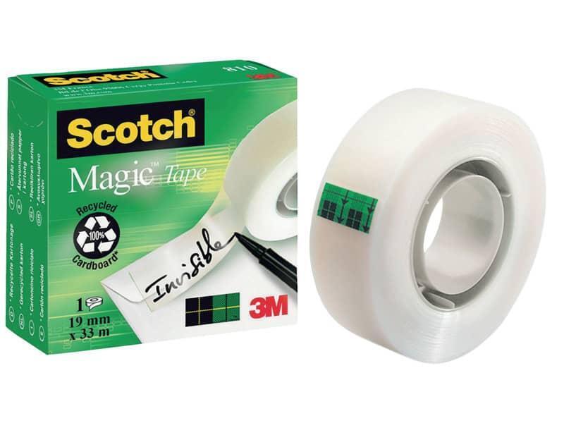 Nastro adesivo Scotch Magic™ 810 19 mm x 33 m trasparente opaco 810-1933