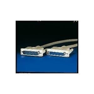 ROLINE 6m RS232 cavo seriale Grigio 25-pin D-SUB RS232 (ROLINE RS232 Cable DB25-