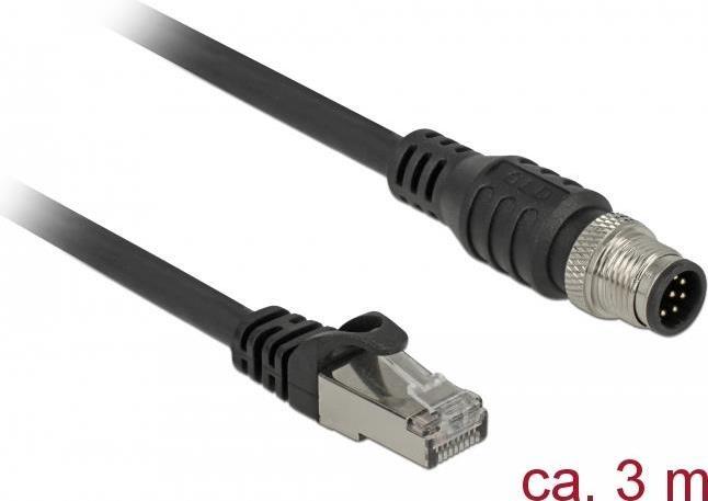 DeLOCK 84924 cavo di rete nero 3 m Cat5e S/FTP (S-STP) (84924)