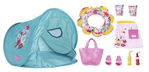 Baby Born Holiday Set da Spiaggia, per Mani Piccole, Il Gioco Creativo (d1v)
