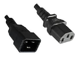 MicroConnect PowerCord C13-C20 10A 2m Black  IEC 60320-C13 to C20, Black.