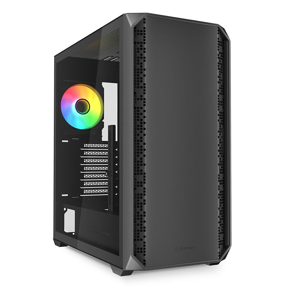 AK2RGBBLACK ATX 2X U3, 1X TYPE-C, 2X 120 ARGB