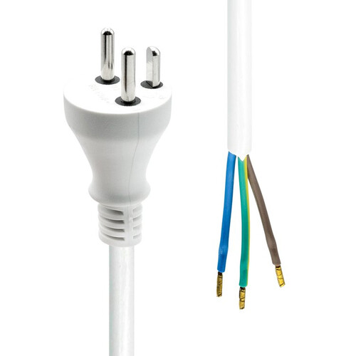 ProXtend PC-KOE-001W-M cavo di alimentazione Bianco 1 m Spina di alimentazione d
