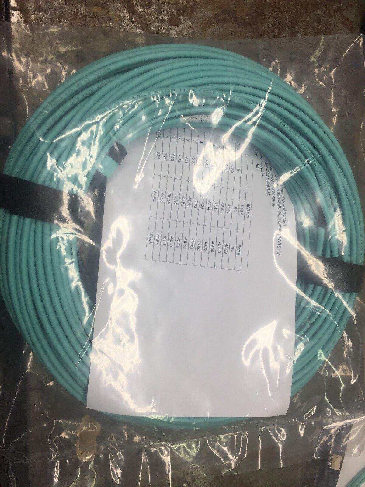 Cavo in fibra ottica MTP (MPO) OM3, 50m
