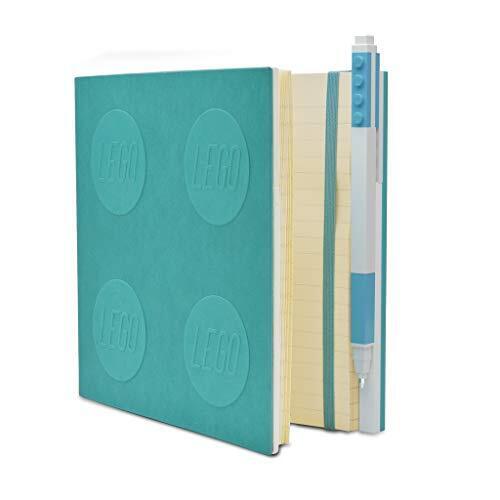 IQ LEGO Stationery Locking Notebook with Gel Pen - Azur