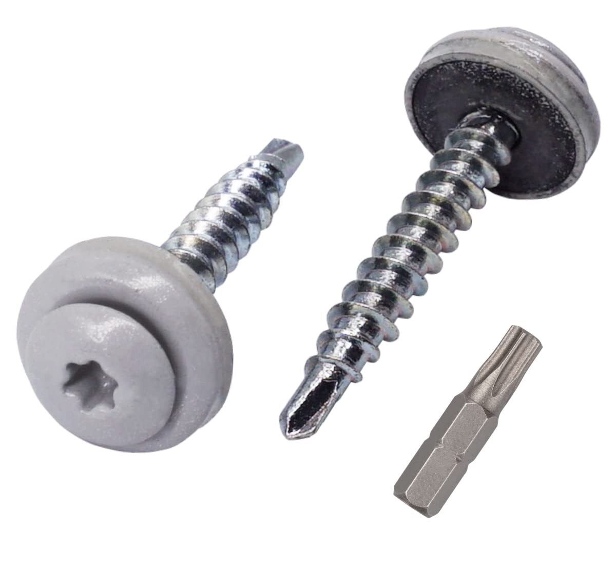 Confezione da 60 viti Torx per coperture metalliche, 4,8 x 35 mm, (c1b)
