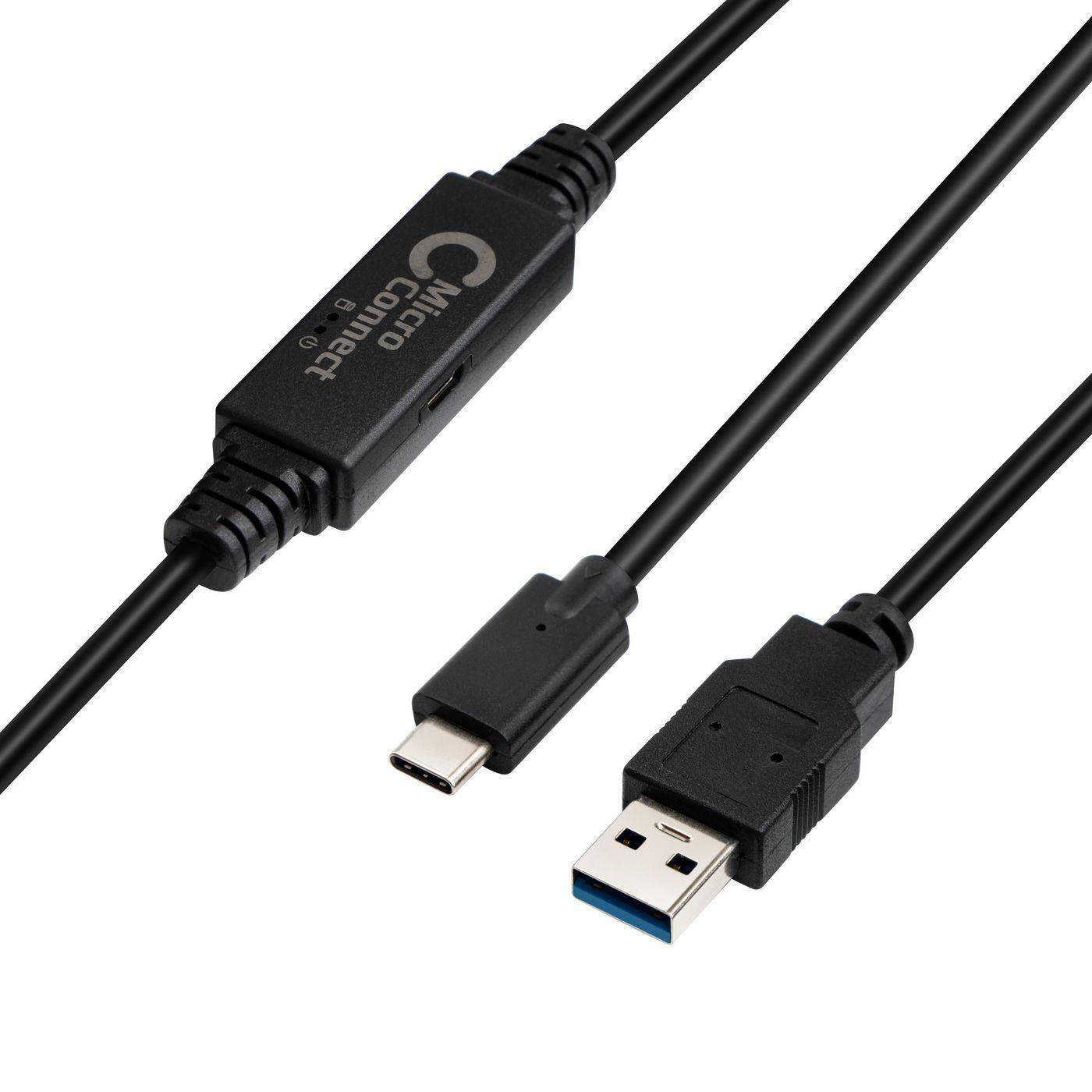 Microconnect USB-C to USB 3.0 A cable 5m cavo USB USB 3.2 Gen 1 3.1 Gen 1 USB C