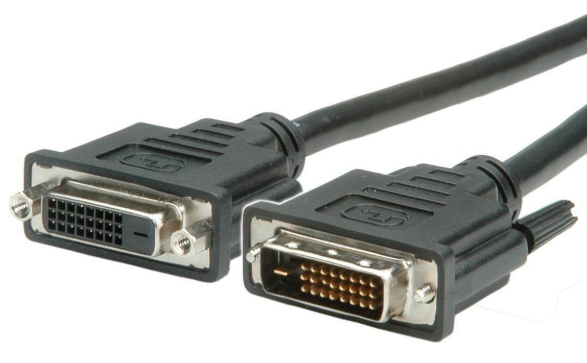 Value 11995564 cavo DVI 3 m DVI-D Nero (VALUE DVI Cable DualLink DVI-DVI. M/F. B