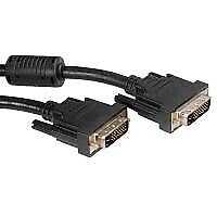 ROLINE 11.04.5525 cavo DVI 2 m DVI-D Nero (Roline DVI-D 241 Dual Link Cable Blac
