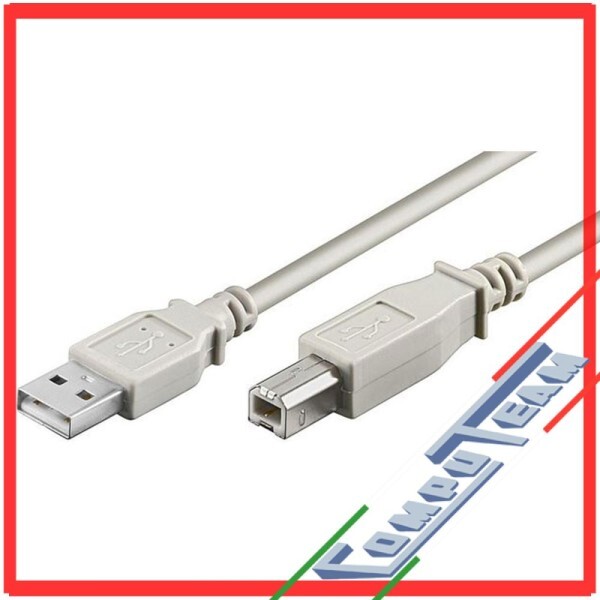 Cavo USB 2.0 A-B M/M MicroConnect 3mt. Grigio