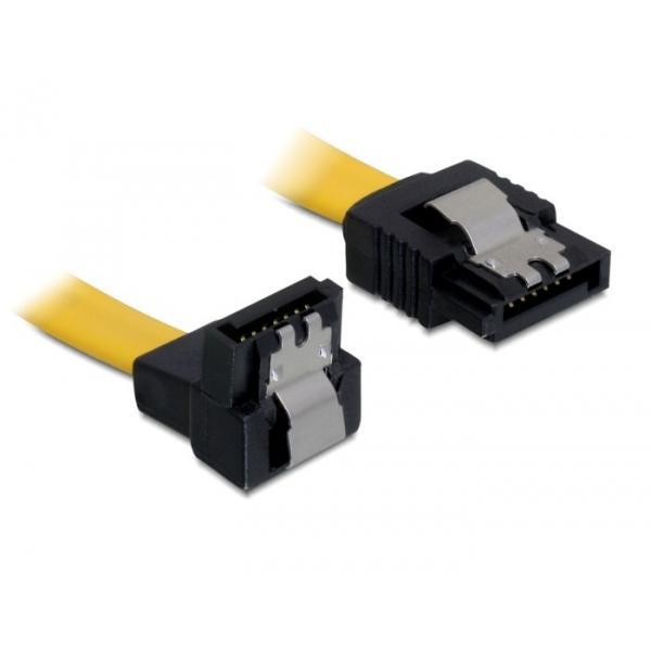 Delock 0.5m Sata M/m Cavo Sata 0,5 M Giallo