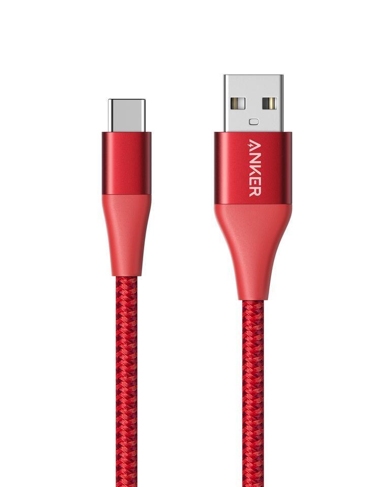 Anker Powerline II cavo USB 09 m USB 2.0 USB A USB C Rosso (PL II USB A TO USB C
