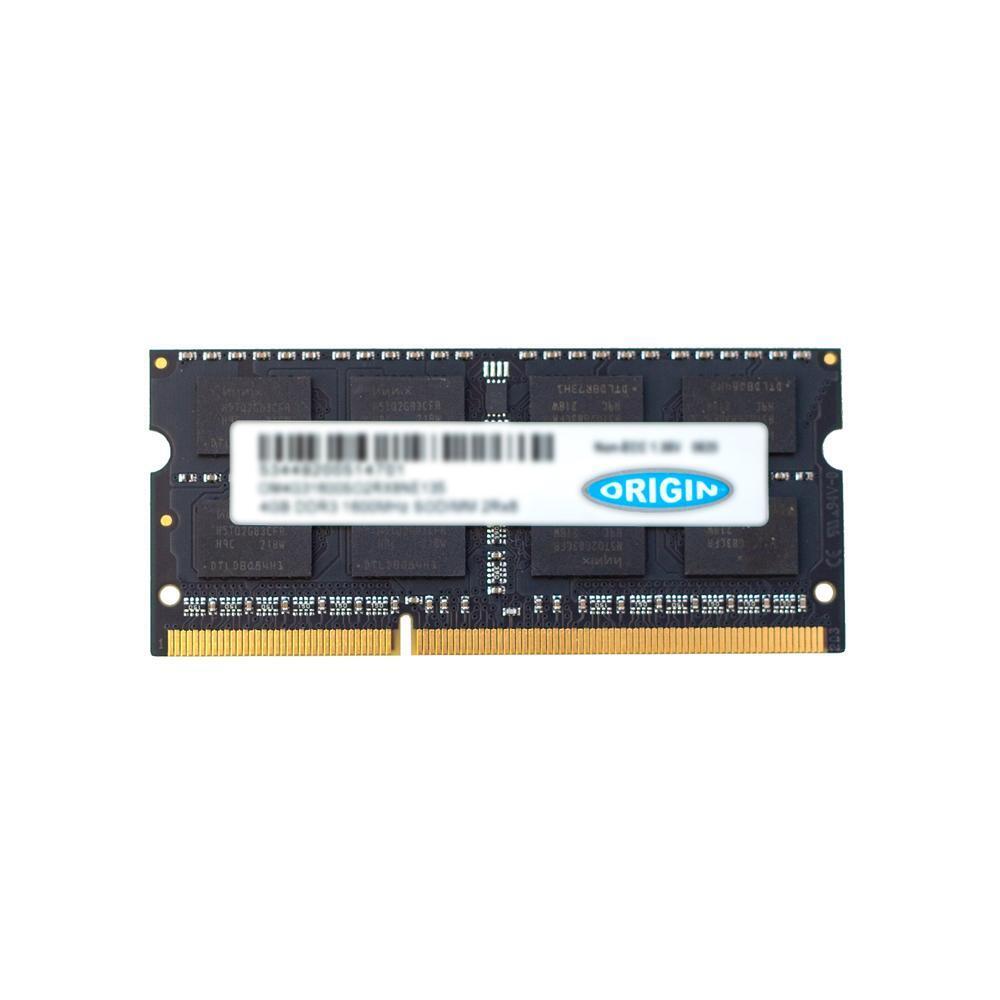 Origin Storage 4GB DDR3 1600MHz SODIMM 2Rx8 Non-ECC 1.35V memoria 1 x 4 GB (Orig