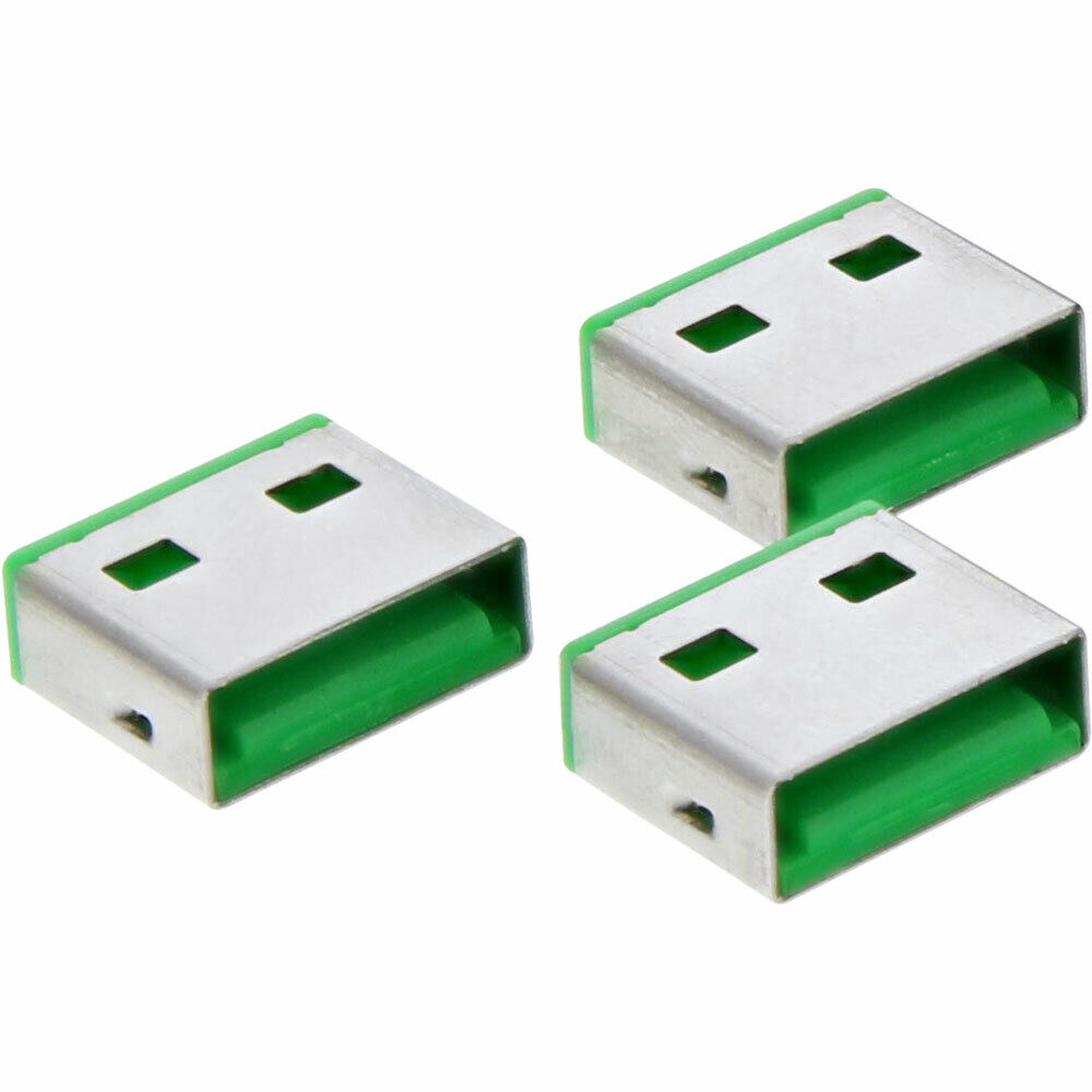 INL InLine® USB Portblocker Blocchi aggiuntivi per porte USB-A, Set 20pz