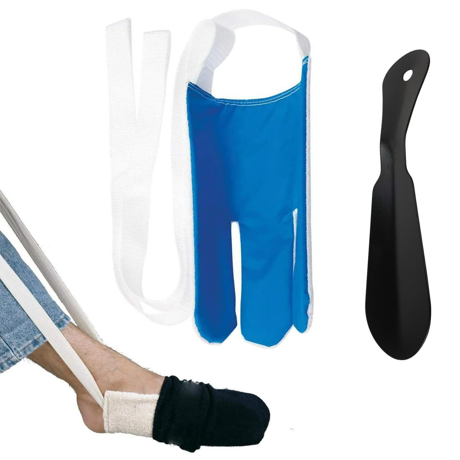 VireEyU Ausilio per indossare calze con mini calzascarpe, aiuto per (g5V)