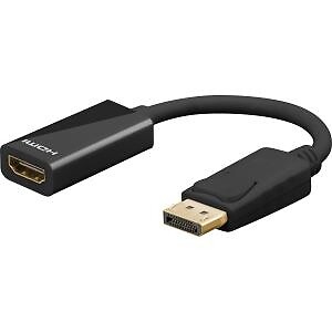 Goobay DisplayPort/HDMI 01 m HDMI tipo A Standard Nero (Goobay DisplayPort to HD