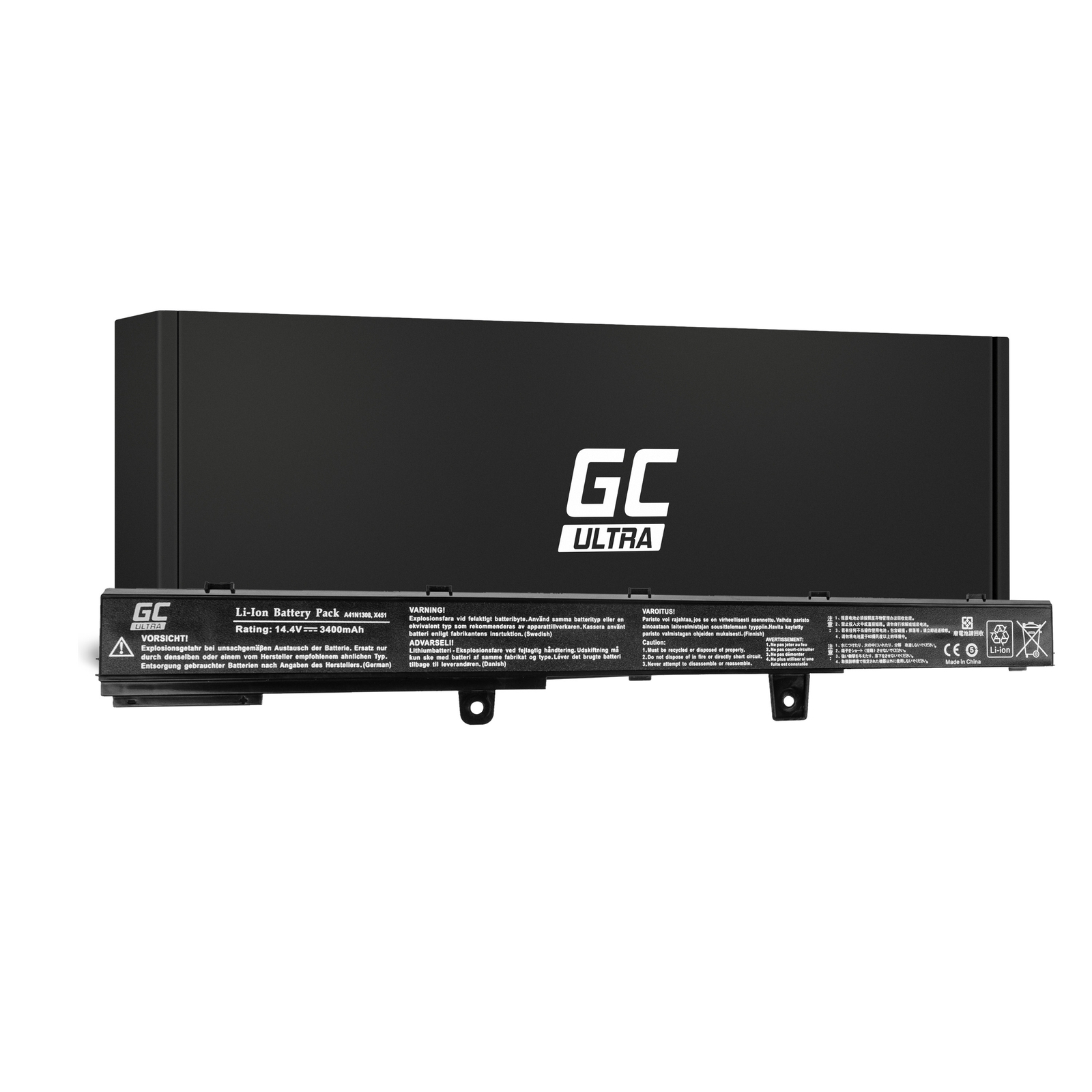 Batteria per Asus F451C F451CA F551 F551C F551M R411C R411CA R512 R512CA 3400mAh