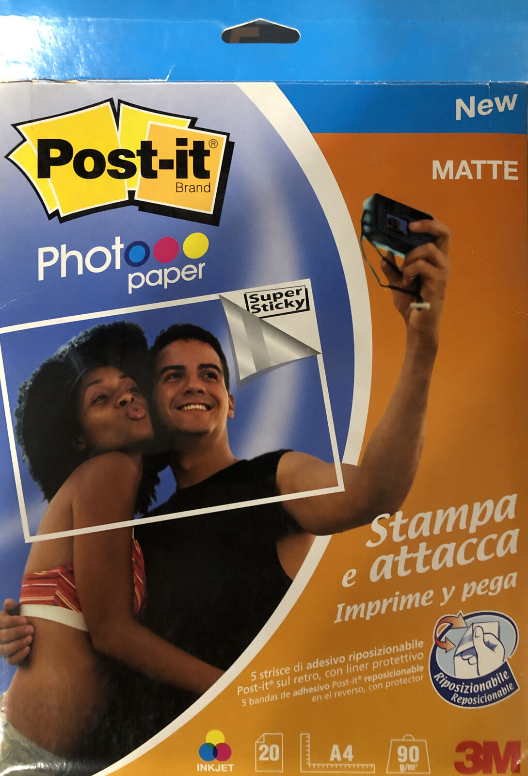Carta Fotografica Per Stampanti Inkjet A4
