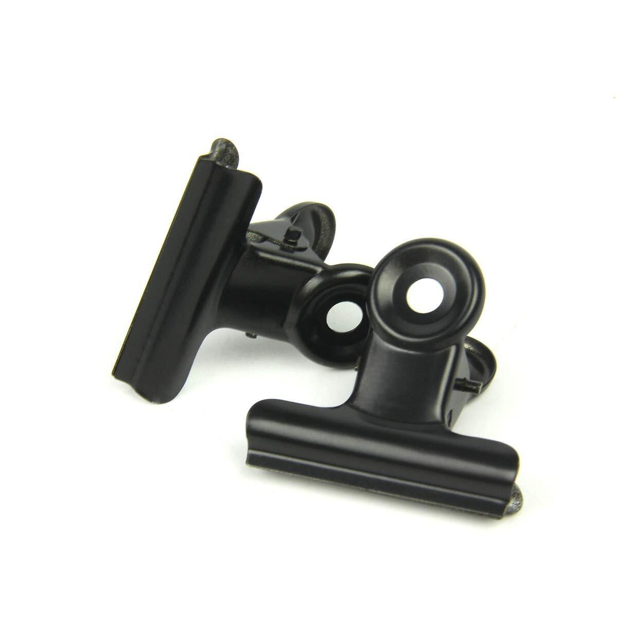 Clips nero piccolo Bulldog Coideal 30 pezzi 1 pollice Mini cerniera in metall...