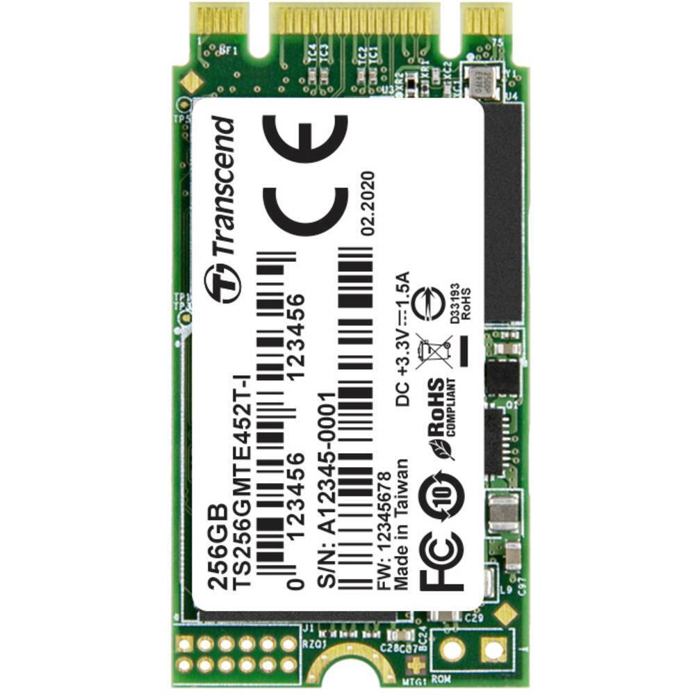 Transcend MTE452T-I 256 GB M.2 PCIe NVMe SSD 2242 PCIe NVMe 3.0 x2 Industrial