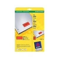 Etichette universali AVERY Zweckform L6038-20 457 x 212 mm rosso