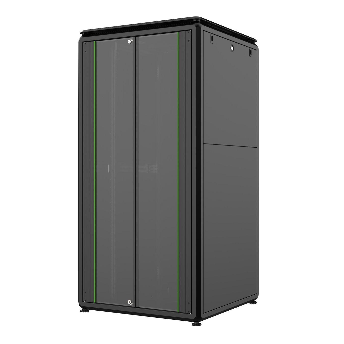 LOGON RDL32U88BL rack 32U Rack indipendenti Nero (19" 32U Rack Cabinet 800 x - 8